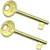 GAMOBIFER Chiave per SOLO Serratura AGB Interna ad Incasso (OTTONATO, PASSEPARTOUT)
