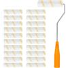 LFBEST Rullo Per Pittura, 20 Pcs Kit Rullo Per Pittura, Mini Rullo Con Impugnatura In Gomma, Adatto Per La Camera Di Famiglia, Decorazione Architettura e Esigenze Di Pittura 10 cm