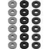 Sarini Set di ammortizzatori per joystick da 18 pezzi - Compatibile con Steam Deck/Xbax Series X/S/Xbax One/Switch/Switch OLED/ROG Ally/Legion Go Target Assist con 3 livelli di durezza.