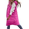 HAOLEI Gilet Donna Invernale Imbottita Elegante Senza Maniche Gilet Lungo con Cappuccio Leggero Cappotto in Piumino Caldo con Tasche Giacca da Esterno Trapuntata Giacca Lunga Invernale 2024 Offerte