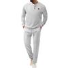 MJGkhiy Tuta Uomo Cotone Completa Offerta Felpa Da Lavoro E Pantaloni Tuta Tracksuit Tennis Sweatsuits Giacca Tute Uomo Cotone Complete Offerte Sportiva Set Ciclismo Completo Palestra