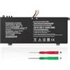 KXRSII 4588105-2S 4588106-2S Batteria per Dynabook Satellite Pro C50-G C50-J C50-E C50-H C40-G C40-H C40-J CS40L CS50L, per MEDION Akoya E15403 40071698 40072215 4588106 7.6V 6000mAh