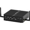HISTTON Mini PC senza ventola PC industriale Mini computer Windows 11 Pro, Quad Core Celeron J4125, DDR4 16GB RAM 512GB SSD, 2 COM, 2 LAN, HDMI, VGA, USB 3.0, Dual WiFi, BT 4.0, Mini PC desktop