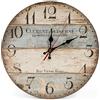 LOHAS Home 30cm Orologio da parete retrò Vintage Decor Silent Non Ticking Orologi al quarzo (Victor Hugo)