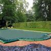 ASTRALPOOL AKUAcover Copertura Invernale 240 g/mq per Piscina Rettangolare 6x12 mt con Scala Romana 1,5 mt - Salsicciotti inclusi