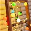 Lotti Importex Catena PARTY LIGHT 25 LAMPADINE G50 PLASTICA MULTICOLOR 10mt - Lotti Importex