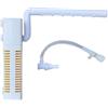bephible Filtro ad angolo regolabile per acquario, pompa per acquario, silenziosa, a basso rumore, ad alta efficienza, 3 in 1, interno bianco