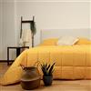 Corredocasa Piumone Invernale Caldo e Morbido Trapunta Manopesca Made in Italy Soffice Confortevole Tinta Unita Disponibile in 3 Misure e Vari Colori (Giallo, 1 Piazza e Mezza)