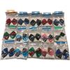 15 FERMAGLI CAPELLI FIOCCO SCOZZESE TARTAN PINZE MOLLETTE ACCESSORI VINTAGE CM10
