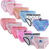 Yintry Bambini Ragazze mutandine12 Pezzi Bambini Mutandine Bambino in Cotone Morbido Slip Biancheria Intima