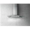Elica Cappa Cucina Aspirante a Parete Larghezza 60 cm Profondità 45 cm colore Acciaio - 68116393 CIRCUS IX/A/60