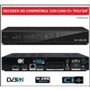 AB COM Ricevitore Satellitare Tvsat Decoder Tivusat HD Compatibile Con Cam CI Tv Sat