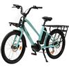 Nilox C2, Ebike Cargo Mid, Bici Elettrica Fino a 15 kg Anteriori e 50 kg Posteriori, Autonomia fino a 60 km, Motore BAFANG M400 250W, Batteria 13 Ah 468 Wh, Freni idraulici e cambio SHIMANO 7 velocità