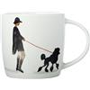 Maxwell & Williams DX1067 Tazza da caffè 400 ml - Serie Best Furry Friends - Porcellana con barboncino colorato - in confezione regalo