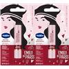 Vaseline x Emily in Paris Rouge Romance | Balsamo Labbra Idratante Stick | Edizione Limitata | (Confezione da 2 Rouge Romance)