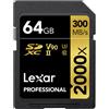 Lexar Professional SDXC 64GB 2000x (300MB/s)