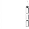 Flos Lampada a sospensione Noctambule Suspension 3 Low Cylinder finitura nero