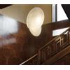 Flos Lampada a sospensione a luce diffusa Overlap Suspension 2 finitura bianco