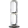Flos Lampada da terra Noctambule Floor 2 High Cylinder Small Base finitura nero