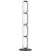 Flos Lampada da terra Noctambule Floor 4 High Cylinder Small Base finitura nero