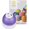 Wilton ColorSwirl Adattatori per Beccucci da Pasticceria Tre-Colori, Spruzzare 3 Colori Contemporaneamente, Adattatore 3-Colori-in-1, Accessori per Decorare Cupcake, Torte e Dolci