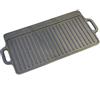 KitchenCraft - Deluxe Piastra per Griglia in Ghisa, Grigio, 50 x 23 cm, KCCIGRID