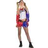 Ciao- Harley Quinn Suicide Squad Costume Travestimento Bambina Ragazza Originale DC Comics, Colore Rosso, Blu, 8-10 Anni, 11834.XXS