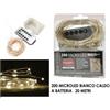 General Trade Catena 200 Microled a Batterie Luce Bianco Caldo con Telecomando