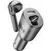 Cellularline Auricolari microfono bluetooth Car Capsule tradizionali Earbuds Wireless Mono - BTCARCAPSULEK