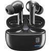 Cellularline Cuffie Bluetooth Auricolari True Wireless In-Ear con Cancellazione del Rumore colore Nero - BTECLIPSETWSK Eclipse