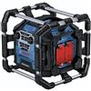 Bosch Professional 18V System Radio da cantiere a batteria GPB 18V-5 SC (ricezione tramite DAB+, Bluetooth, FM e AUX, incl. cavo AUX, 2 batterie (AA), confezione in cartone)