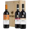FANTI Cassa di legno 3 vini brunello, rosso montalcino e sant'antimo
