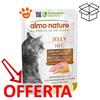 Almo Nature Cat HFC Jelly Filetti di Pollo e Formaggio - Bustina Da 55 Gr - CONFEZIONE RIASPARMIO