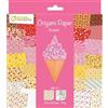 Avenue Mandarine My Mandarine OR522C - Una Confezione da 60 fogliorigami 20x20 cm 70G (30 Motivi x 2 Fogli) + Foglio di Adesivi.''Occhi'',a Partire dai 7 Anni - Caramelle