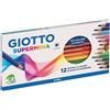 GIOTTO PASTELLI COLORATI SUPERMINA GIOTTO ASTUCCIO 12 PZ F235700