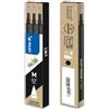 NYKOR PILOT REFILL FRIXION NERO PER PENNA CANCELLABILE PILOT, PUNTA 0,7 MM, INCHIOSTRO NERO CONF. 3 PZ BLS-FR7-B-S3