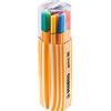 STABILO PENNE FINELINER STABILO POINT 88 PUNTA 0,4 MM TWIN PACK 20 PZ 8820-01