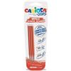 CARIOCA REFILL UNIVERSALE CANCELLABILE, PUNTA 0,7 MM, INCHIOSTRO ROSSO CONF. 3 PZ 43041/03