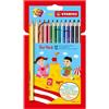 STABILO PASTELLI COLORATI TRIO THICK STABILO 12 PZ 203/2-12