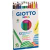GIOTTO PASTELLI COLORATI MEGA GIOTTO ASTUCCIO 12 PZ F225600
