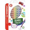 STABILO PASTELLI COLORATI EASY START STABILO 12 PZ PER DESTRIMANI 332/12