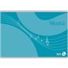 BM ARTI GRAFICHE ALBUM MUSICA PENTAGRAMMATO BM A5 16 FF 0100219
