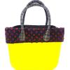 O Bag Borsa Reverse Classic donna a Pois con Manici a Quadri