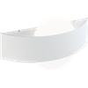 Applique Sovil Bianco a Led con Diffusore Ovale Dexter