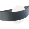 Applique Sovil Grigio a Led con Diffusore Ovale Dexter