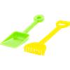 Giocattoli Polesie - Pala e Rastrello per Spiaggia, Giocattoli per Bambini Verde e Giallo