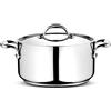 LAGOSTINA Accademia Casseruola Fonda 2 Maniglie con Coperchio 18cm Acciaio Inox