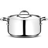 LAGOSTINA Accademia Pentola 2 Maniglie con Coperchio 22cm Acciaio Inox