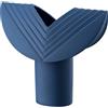 ROSENTHAL - Totem Midnight Vaso 24cm Porcellana Blu Sixty & Twelve