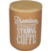 BRANDANI - Barattolo Coffee New Bone China Caffè Tappo Bamboo 53843